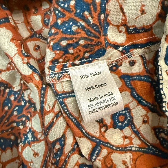 Anthropologie Love The Label Smocked Bust Tiered Bouquet Maxi Dress Size Large - Picture 10 of 12